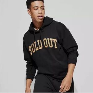 Men’s Sold Out Logo Black Hoodie For Target